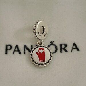Authentic Pandora Canadian Winter Mitts Dangle Charm